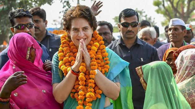 Priyanka Gandhi said there was a need to make the younger generation aware of the “misinformation” carried out by the BJP.(PTI File Photo)
