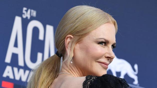 Australian actor Nicole Kidman arrives for the 54th Academy of Country Music Awards.(AFP)