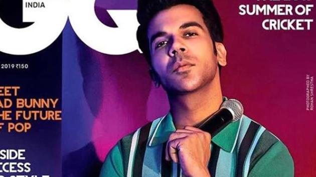Rajkummar Rao on the GQ India cover. Rajkummar Rao on the GQ India cover.