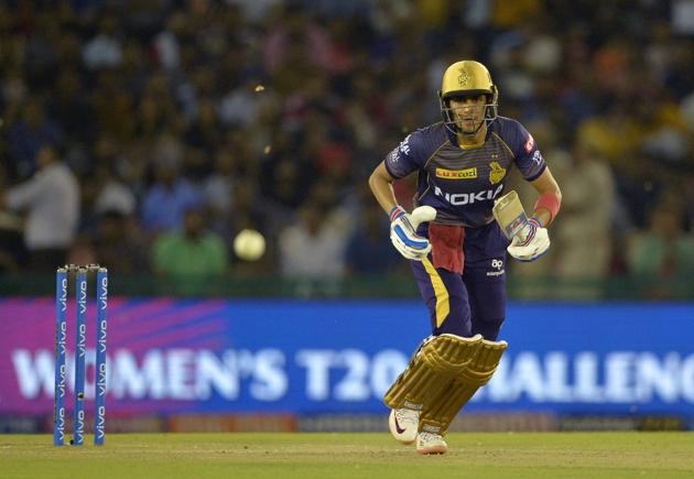 Kolkata Knight Riders cricketer Shubman Gill plays a shot during the 2019 Indian Premier League (IPL) Twenty20 cricket match between Kings XI Punjab and Kolkata Knight Riders at The Punjab Cricket Association Stadium in Mohali. (AFP) Kolkata Knight Riders cricketer Shubman Gill plays a shot during the 2019 Indian Premier League (IPL) Twenty20 cricket match between Kings XI Punjab and Kolkata Knight Riders at The Punjab Cricket Association Stadium in Mohali. (AFP)