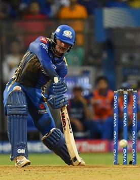 Quinton de Kock remained unbeaten on 69 as MI posted 162/5 in 20 overs. (AFP) Quinton de Kock remained unbeaten on 69 as MI posted 162/5 in 20 overs. (AFP)