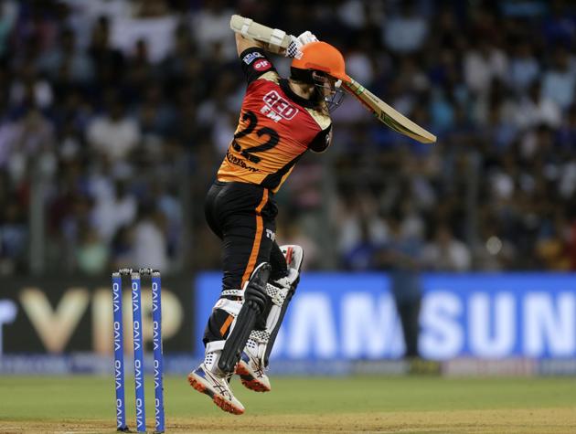 Kane Williamson, Vijay Shankar and Abhishek Sharma fell in quick succession. (AP) Kane Williamson, Vijay Shankar and Abhishek Sharma fell in quick succession. (AP)