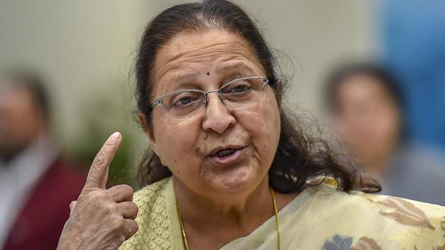 Lok Sabha Speaker Sumitra Mahajan Friday held a meeting of senior officials to review the preparedness for commencement of 17th Lok Sabha and said the lower house has now become part of her life.(PTI)