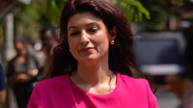 Twinkle Khanna casts her vote at Juhu Gandhigram School in Mumbai. (HT PHOTO) Twinkle Khanna casts her vote at Juhu Gandhigram School in Mumbai. (HT PHOTO)