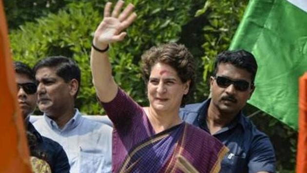 The National Commission for Protection of Child Rights (NCPCR) on Thursday issued a notice to Congress general secretary Priyanka Gandhi for allegedly using children in election campaigning.(PTI File Photo)