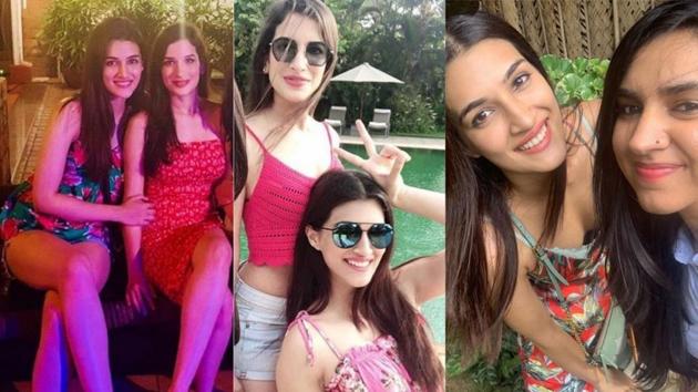 Kriti Sanon with her friends in Goa.(Instagram)