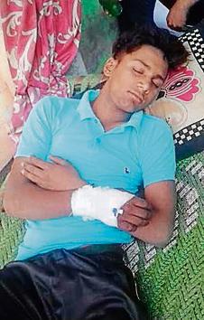 The men tied Mohammad Anas’ hands and legs and fled the spot.(Sourced)