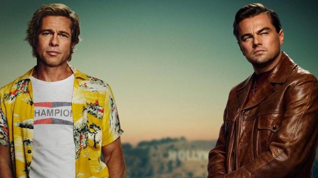 The first look of Brad Pitt and Leonardo DiCaprio from Once Upon a Time in Hollywood.