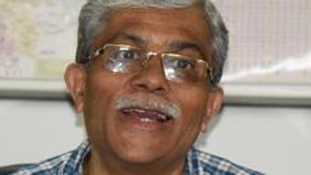 Vice-chancellor of SPPU Nitin Karmalkar.(HT FILE PHOTO)