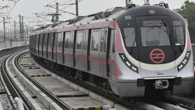 Delhi Metro pulls down political video(Sanchit Khanna/HT PHOTO)