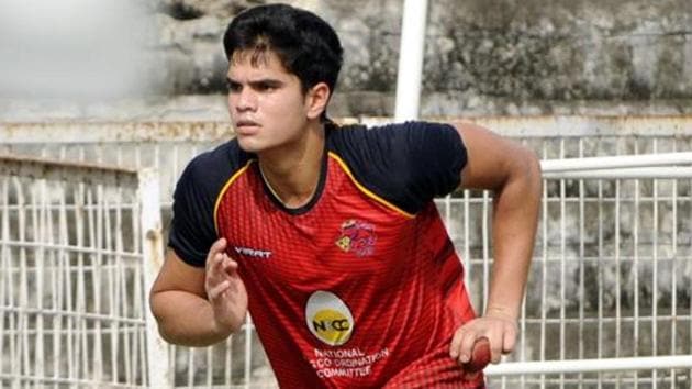 A file photo of Arjun Tendulkar.(HT Photo)