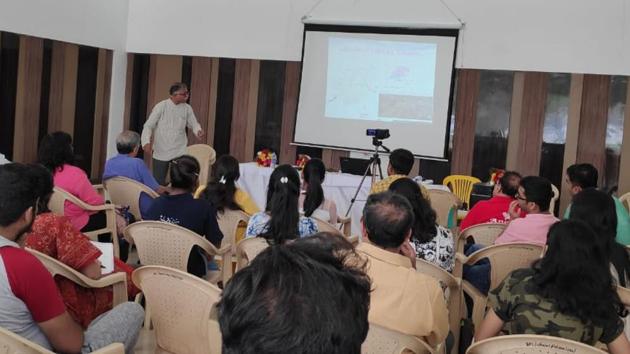 The seminar stressed upon the importance of groundwater recharge, aquifer management and techniques of rainwater harvesting. (HT PHOTO) The seminar stressed upon the importance of groundwater recharge, aquifer management and techniques of rainwater harvesting. (HT PHOTO)