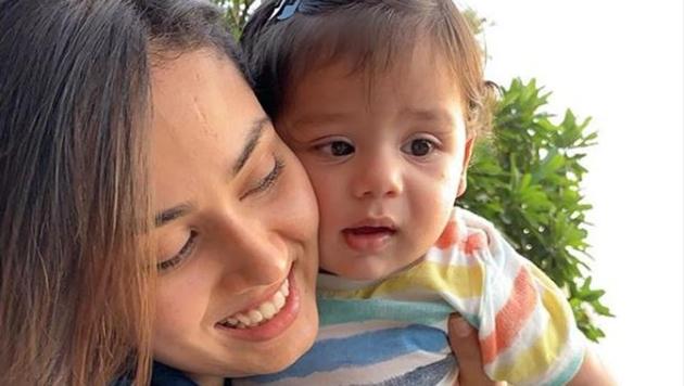 Shahid Kapoor’s wife Mira Rajput shared a new picture of their son Zain on Instagram.(Instagram)