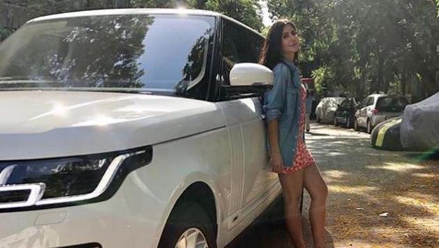 Katrina Kaif shows her new luxury car on Instagram.(Instagram)