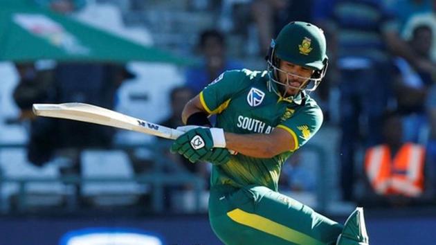 JP Duminy plays a shot during an ODI against India in 2018.(REUTERS)