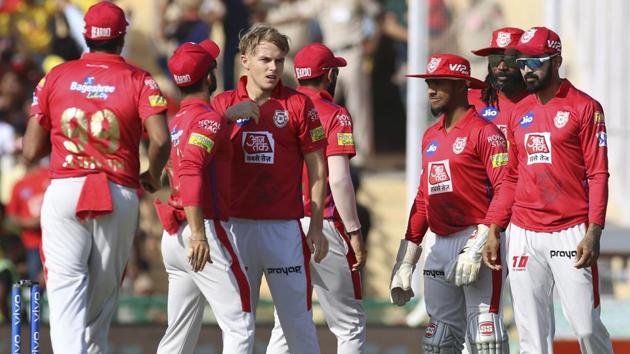 Kings XI Punjab players celebrate the wicket of Shane Watson of Chennai Super Kings. (AP) Kings XI Punjab players celebrate the wicket of Shane Watson of Chennai Super Kings. (AP)