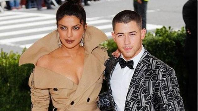 Priyanka Chopra and Nick Jonas at the MET Gala 2017.(Instagram)