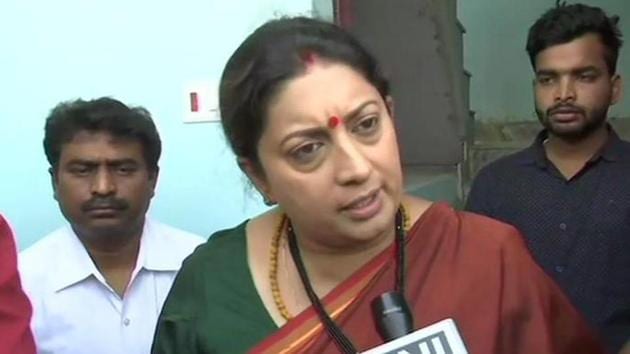Rahul Gandhi and Smriti Irani are tied in a direct contest in Amethi with the SP-BSP alliance not fielding any candidate.(ANI)