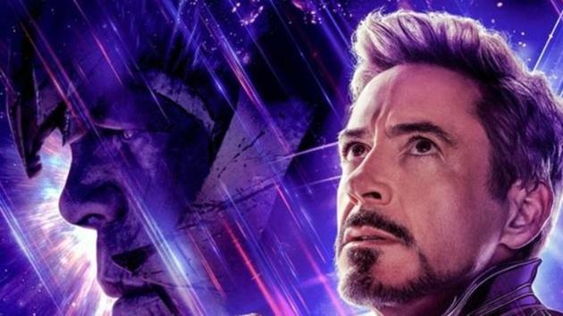 Robert Downey Jr as Tony Stark in Avengers Endgame.