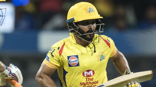 Kedar Jadhav suffered an injury during CSK’s last match against Kings XI Punjab (Satish Bate/HT Photo) Kedar Jadhav suffered an injury during CSK’s last match against Kings XI Punjab (Satish Bate/HT Photo)