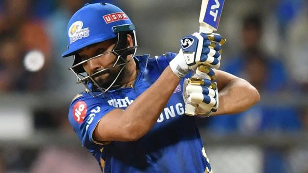 Mumbai Indians batsman Rohit Sharma plays a shot during the 2019 Indian Premier League.(AFP)