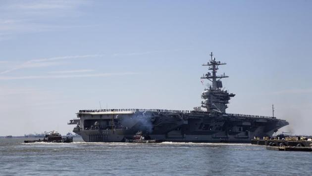 The White House said Sunday, May 5, that the US is deploying military resources to send a message to Iran. (AP FILE) The White House said Sunday, May 5, that the US is deploying military resources to send a message to Iran. (AP FILE)