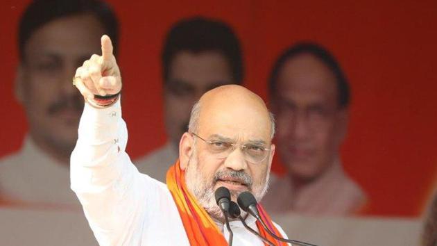BJP chief Amit Shah on Tuesday alleged that West Bengal chief minister Mamata Banerjee is not allowing people to chant ‘Jai Shri Ram’ in the state.