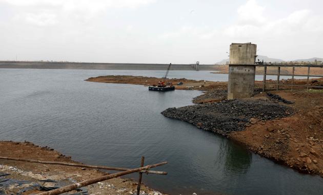 Bhama Askhed dam near Khed taluka in Pune. (HT Photo) Bhama Askhed dam near Khed taluka in Pune. (HT Photo)