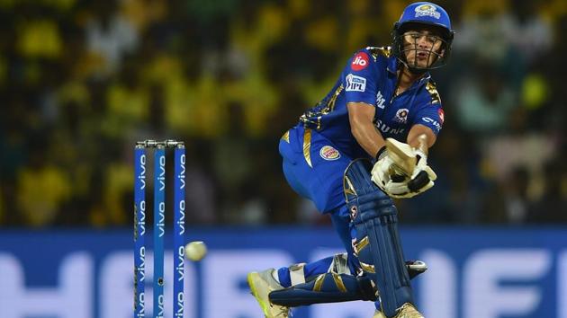 Chennai: MI batsman Ishan Kishan plays a shot during the First Qualifier of Indian Premier League 2019. (PTI) Chennai: MI batsman Ishan Kishan plays a shot during the First Qualifier of Indian Premier League 2019. (PTI)
