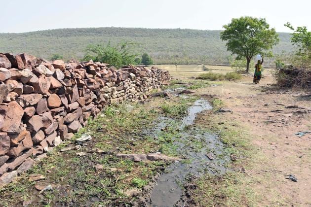 A village inside Mukundra Hills Tiger reserve in Jhalawar, Rajasthan. (HT Photo) A village inside Mukundra Hills Tiger reserve in Jhalawar, Rajasthan. (HT Photo)