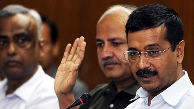 Heightened security irks CM Arvind Kejriwal’s supporters (HT Photo) Heightened security irks CM Arvind Kejriwal’s supporters (HT Photo)