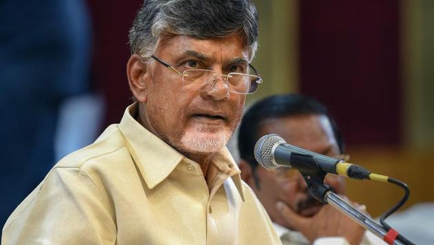 Andhra Pradesh chief minister Chandrababu Naidu(PTI file photo)