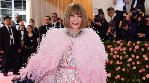 Vogue Editor-in-Chief Anna Wintour arrives for the 2019 Met Gala at the Metropolitan Museum of Art on May 6, 2019, in New York. - The Gala raises money for the Metropolitan Museum of Art’s Costume Institute. The Gala's 2019 theme is “Camp: Notes on Fashion" inspired by Susan Sontag's 1964 essay "Notes on Camp". (Photo by ANGELA WEISS / AFP)(AFP)