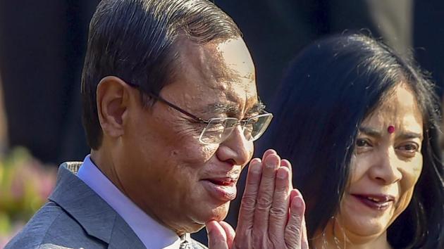 Chief Justice of India (CJI) Ranjan Gogoi has refuted the allegations, saying a ‘bigger force’ wants to deactivate CJI’s office.(PTI)