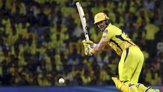Chennai Super Kings' Shane Watson plays a shot. (AP) Chennai Super Kings' Shane Watson plays a shot. (AP)