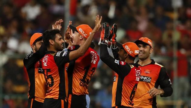File image of Sunrisers Hyderabad team (AP) File image of Sunrisers Hyderabad team (AP)