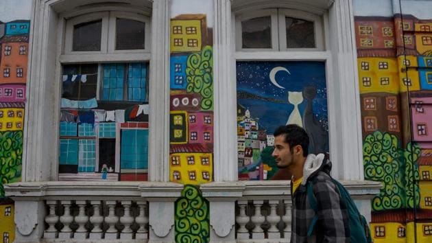 But now, “the people who come to Valparaiso, come for the coloured houses, they see it as an artistic destination,” added Ramirez, who started his graffiti in New York aged just seven, before returning to Chile at 21. (Martin Bernetti / AFP) But now, “the people who come to Valparaiso, come for the coloured houses, they see it as an artistic destination,” added Ramirez, who started his graffiti in New York aged just seven, before returning to Chile at 21. (Martin Bernetti / AFP)