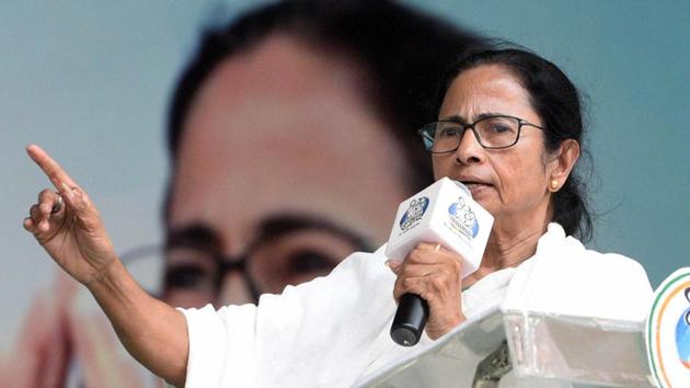 West Bengal Chief Minister Mamata Banerjee addresses at a public meeting at Kotolpur on Bankura District on Monday. (ANI) West Bengal Chief Minister Mamata Banerjee addresses at a public meeting at Kotolpur on Bankura District on Monday. (ANI)