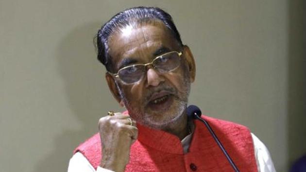 Radha Mohan Singh is the BJP candidate from Purvi Champaran Lok Sabha seat.(Rahul Raut / HT Photo)