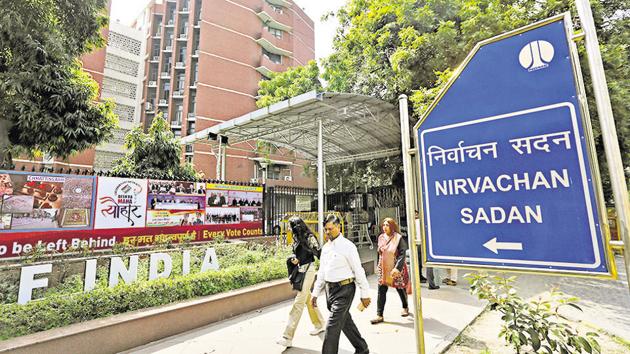 The Election Commission of India issued a notification late at night on May 6 for holding by-elections to three MLC seats under local bodies’ quota on May 31. (REUTERS) The Election Commission of India issued a notification late at night on May 6 for holding by-elections to three MLC seats under local bodies’ quota on May 31. (REUTERS)