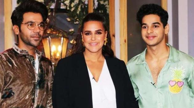 Rajkummar Rao and Ishaan Khatter appeared on Neha Dhupia's chat show, BFF.