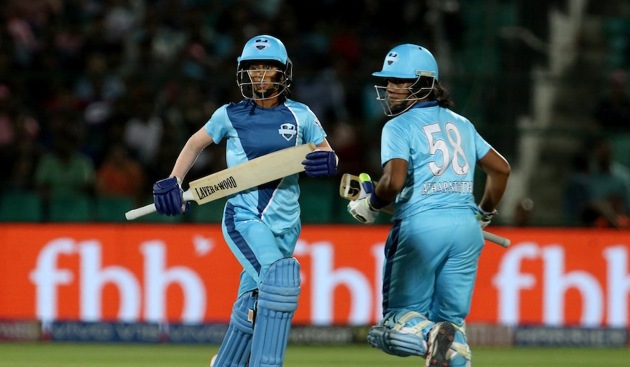 Jemimah Rodrigues and Chamari Athapaththu strung a partnership of 55 runs after the fall of the first wicket. (Twitter) 