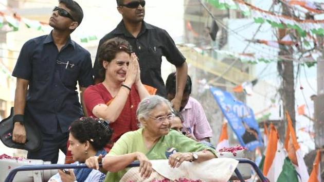 Congress leader Priyanka Gandhi Vadra on Wednesday sought to strike an emotional chord with people during a road show here, saying she was born in Delhi and is empathetic towards their aspirations, unlike Prime Minister Narendra Modi who, she claimed, has been here only for five years. Congress leader Priyanka Gandhi Vadra on Wednesday sought to strike an emotional chord with people during a road show here, saying she was born in Delhi and is empathetic towards their aspirations, unlike Prime Minister Narendra Modi who, she claimed, has been here only for five years.