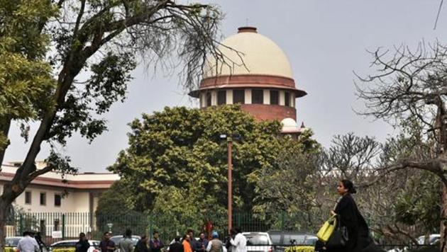 A view of the Supreme Court (Biplov Bhuyan/HT PHOTO) A view of the Supreme Court (Biplov Bhuyan/HT PHOTO)