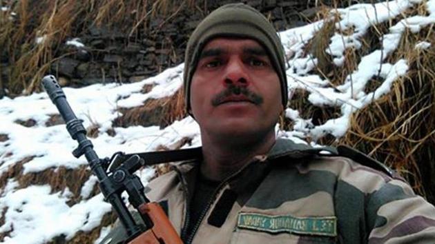 Tej Bahadur, part of the BSF’s 29th Battalion, had posted a video on social media showing poor food arrangements at his camp on the border. (Facebook/Tej Bahadur Yadav) Tej Bahadur, part of the BSF’s 29th Battalion, had posted a video on social media showing poor food arrangements at his camp on the border. (Facebook/Tej Bahadur Yadav)