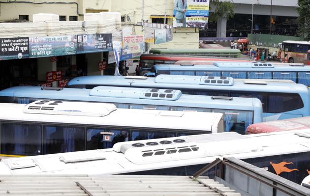 The incident took place at a bus stand in Pune city. (PHOTO FOR REPRESENTATION ONLY) The incident took place at a bus stand in Pune city. (PHOTO FOR REPRESENTATION ONLY)