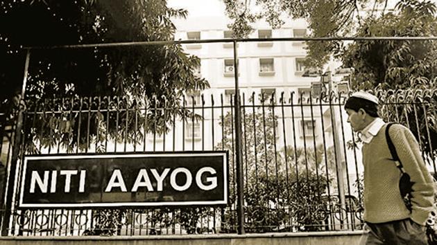 Federal think tank NITI Aayog has told the Election Commission that allegations levelled by the Opposition parties that it helped provide inputs to the Prime Minister’s Office in advance about the places he was set to campaign are unfounded.(HT File)