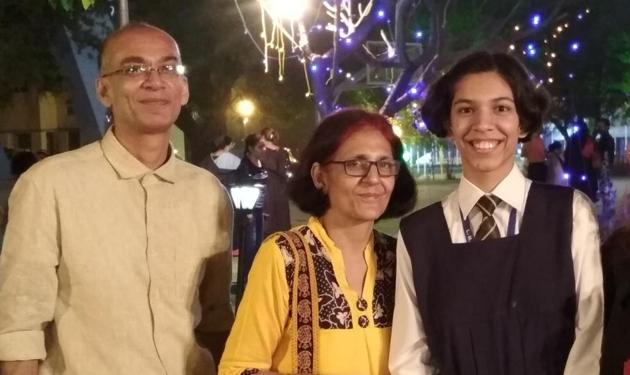 Nehal Sharma, joint second topper of ISC examination from Lucknow, wants to work as a game developer some day. (HT photo)