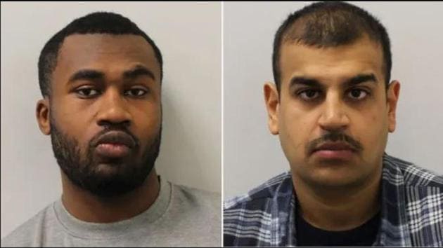 Sidhu, 28, and Philip Babatunde Fashakin, 26, were found guilty of the murder of Hashim Abdalla Ali, 22 on Wednesday.(HT Photo)