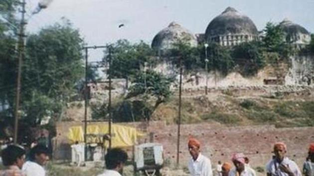 The Supreme Court on Friday kept hopes of an amicable settlement of the contentious Ram Janambhoomi- Ayodhya issue alive by granting an extension of three months’ time, till August 15.(HT Photo)
